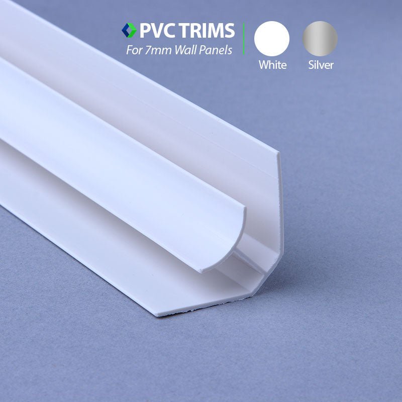 Internal Corner Trim - 7mm - PVC Trim - Cladding Direct