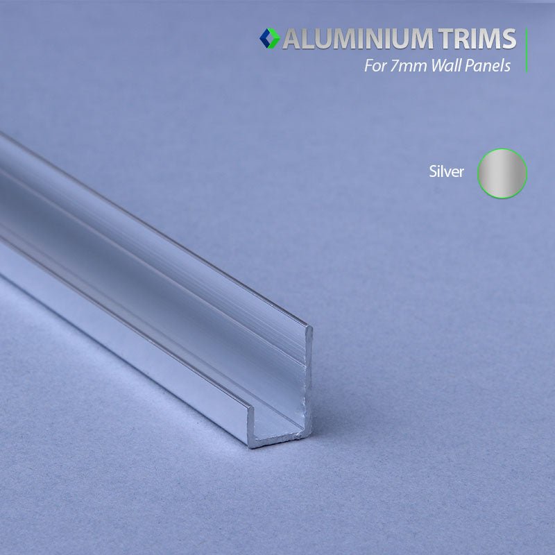 Aluminium End U Trim - 7mm - ALU Trim - Cladding Direct