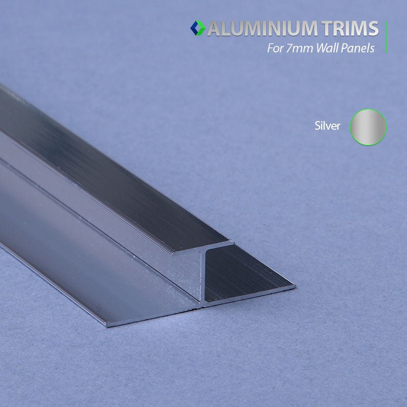 Aluminium H Join Trim - 7mm - ALU Trim - Cladding Direct