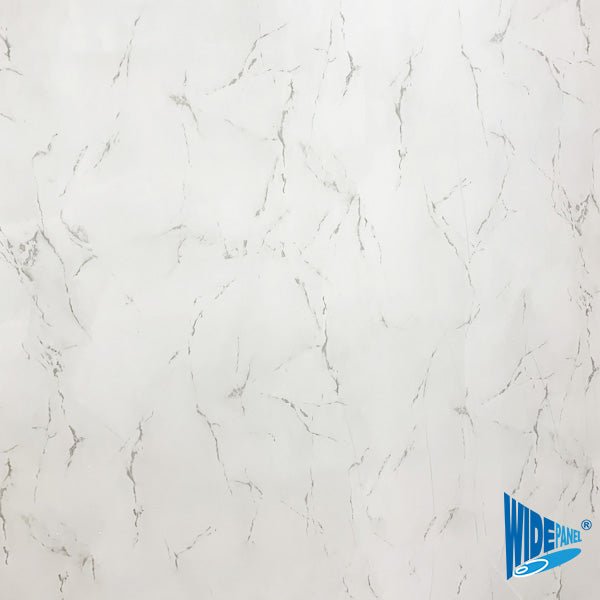 Carrara Marble Gloss Shower Panel Sample - Marble Style - Cladding Direct
