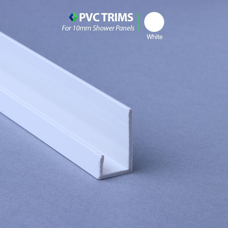 End U Trim - 10mm - PVC Trim - Cladding Direct