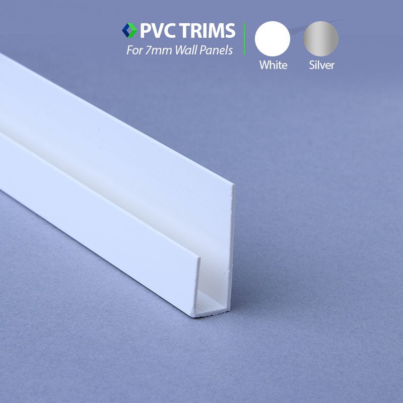 End U Trim - 7mm - PVC Trim - Cladding Direct
