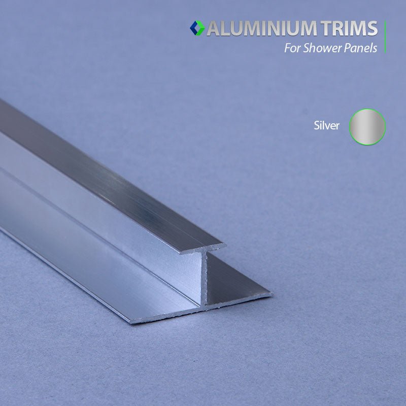 H Join Trim - Aluminium 10mm - ALU Trim - Cladding Direct
