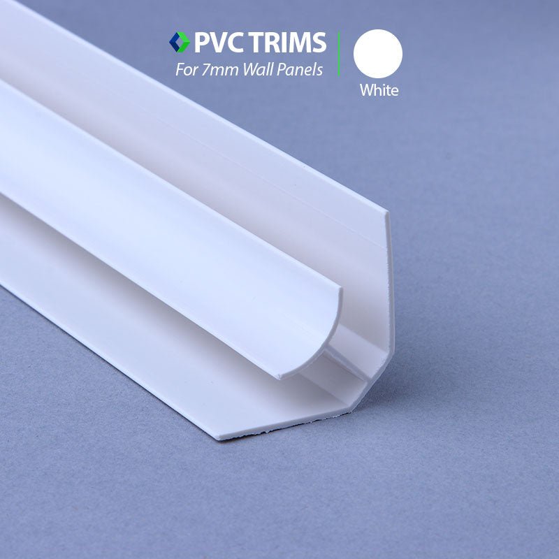 Internal Corner Trim - 7mm - PVC Trim - Cladding Direct