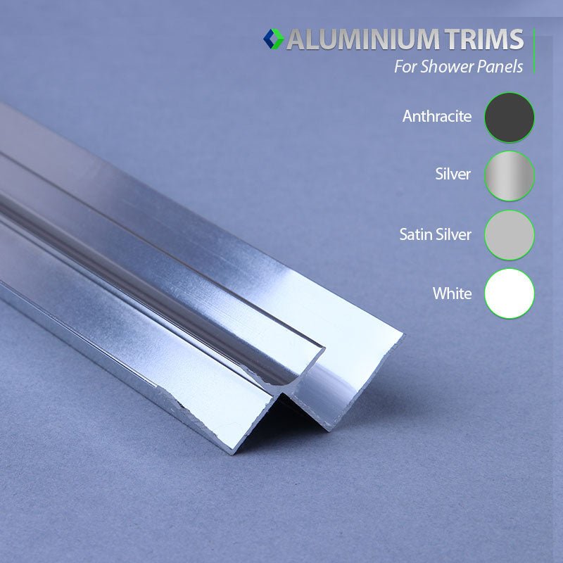 Internal Corner Trim - Aluminium 10mm - ALU Trim - Cladding Direct