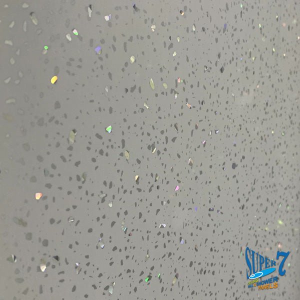 Storm Grey Bathroom Wall Panel - Sparkle Style - Cladding Direct