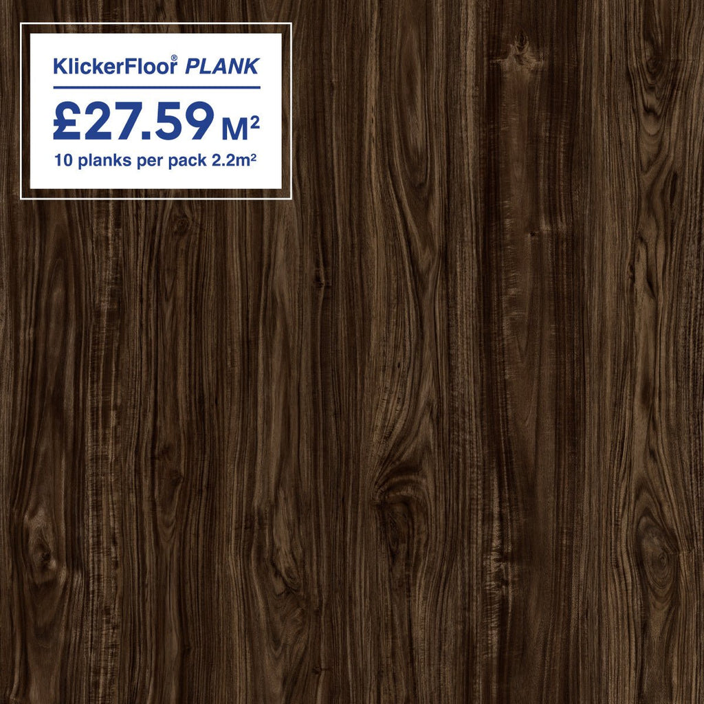Walnut - Klicker Floor - Oak Style - Cladding Direct