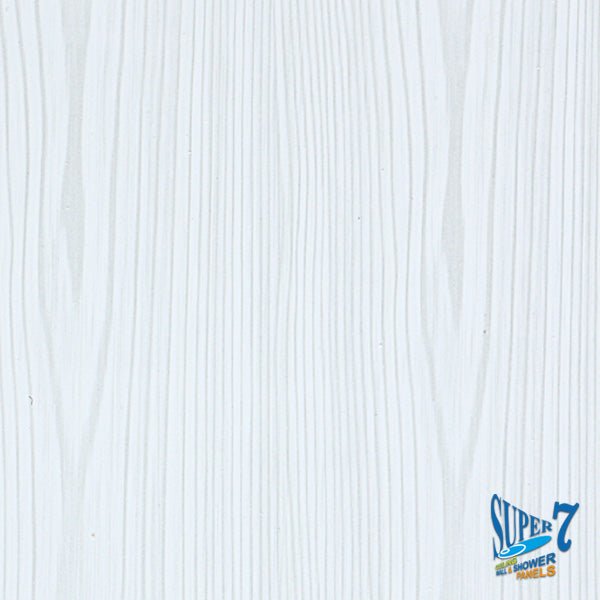 White Wood Super 7 Wall Panel Sample - Wood Style - Cladding Direct
